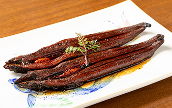 たきもと、 お料理（鰻のかば焼き）